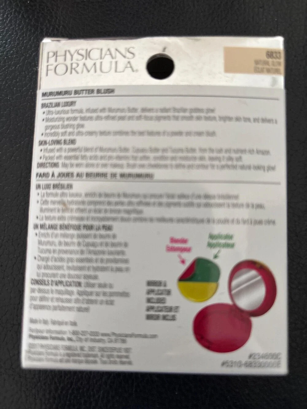 Physicians Formula Butter Blush Natural Glow 6833 NEW